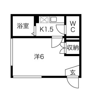 壱番館の間取り