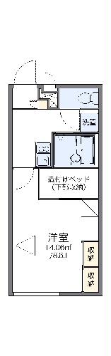 レオパレスアクエリアスの間取り