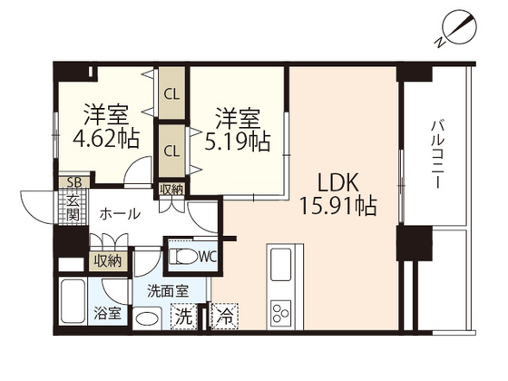 Ｇｒａｎｄ　Ｓｔａｇｅ’２４の間取り