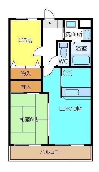 サンライズ三国ヶ丘の間取り