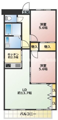 ガーデンヒルズ東山台の間取り