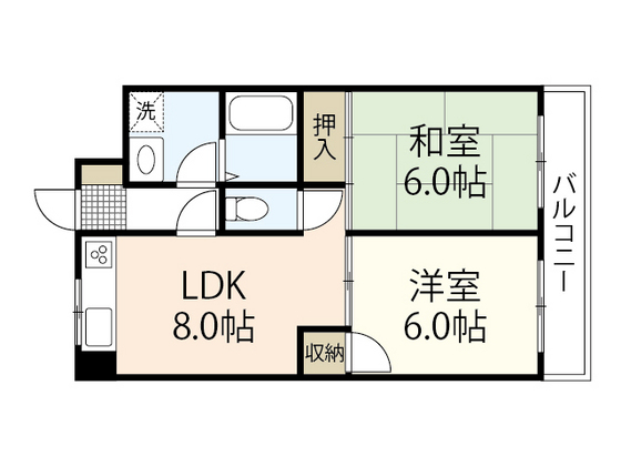 クリオールの間取り