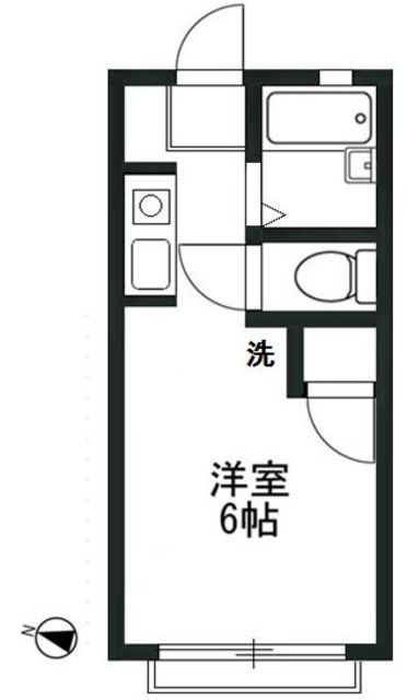 坂戸市泉町のアパートの間取り