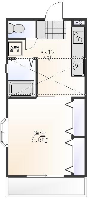 【ハイツクラウンの間取り】