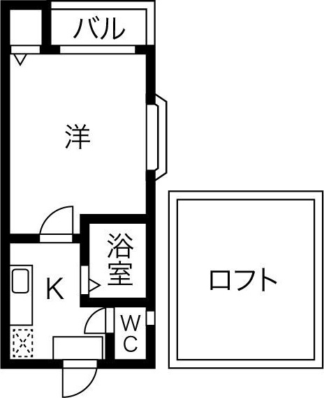 メゾンα(アルファ)の間取り