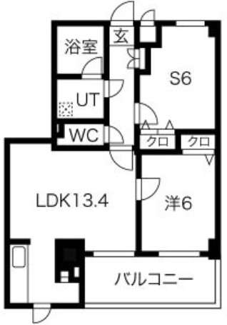 エステムプラザ神戸水木通グランクロスの間取り