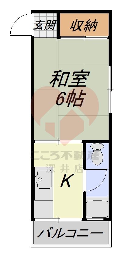 コーポ五十嵐の間取り