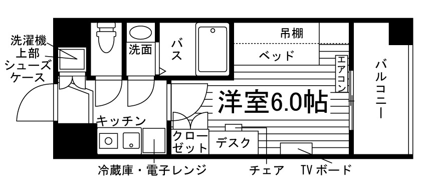 学生会館 NNB九大スクエアの間取り