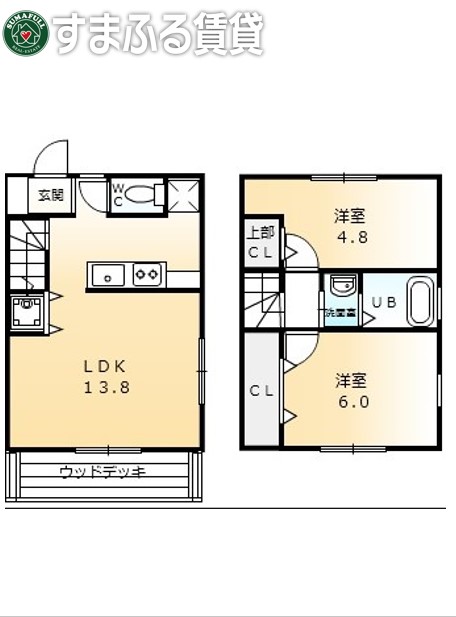 シャンブルブランシェの間取り