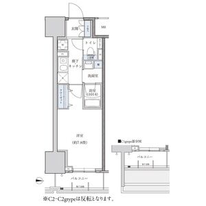 パークアクシス新栄の間取り