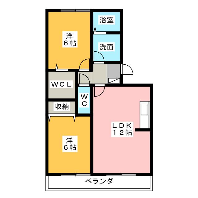 賀茂川ガーデンプレイスＣの間取り