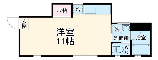 川崎市幸区戸手のアパートの間取り