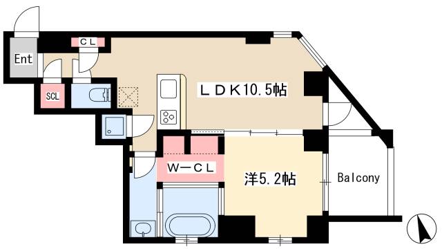 SK　BUILDING-501の間取り