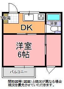 コーポ塙の間取り