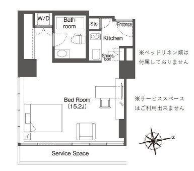 ウエリスアーバン品川タワーの間取り