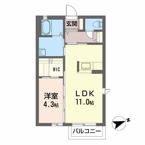 クラヴィエ宮脇通りの間取り