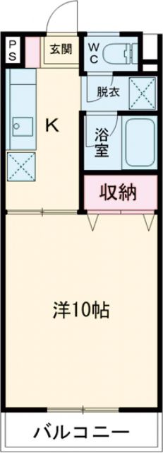 ヴェネッセＡの間取り