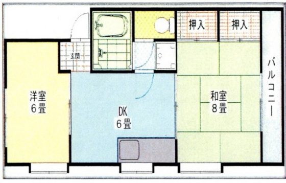 第２サンハイツ石丸の間取り