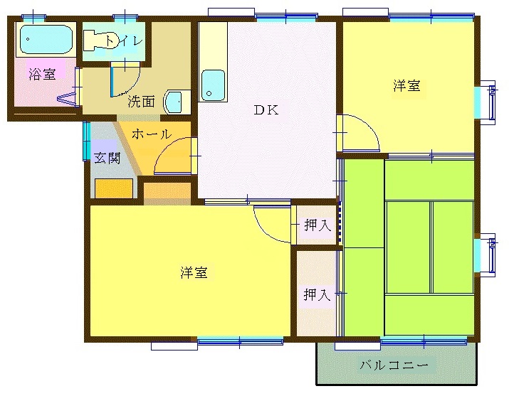 コスモパレスの間取り