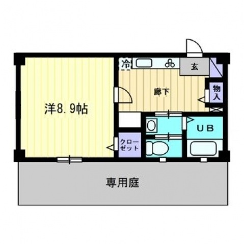 【フォブール楠戸の間取り】