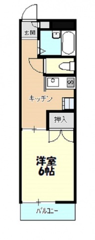 広島市安佐南区大塚西のマンションの間取り