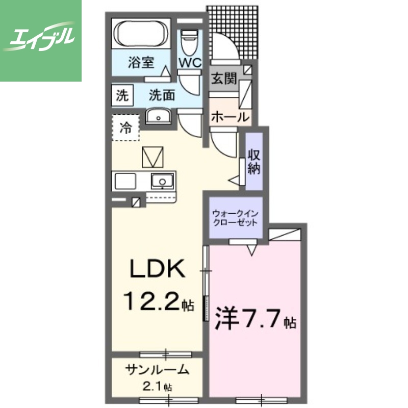 グラシオッソ　IIの間取り