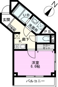 パルコート南越谷の間取り