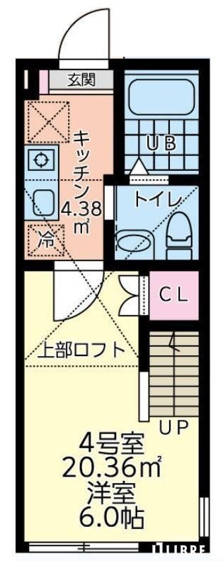 グリュックス中神の間取り