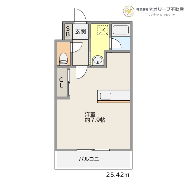 大野城市曙町のマンションの間取り