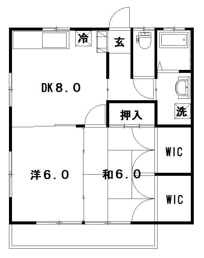 松永アパートの間取り