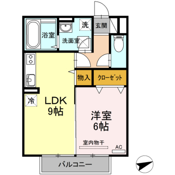 ステラ　Ｂ棟の間取り