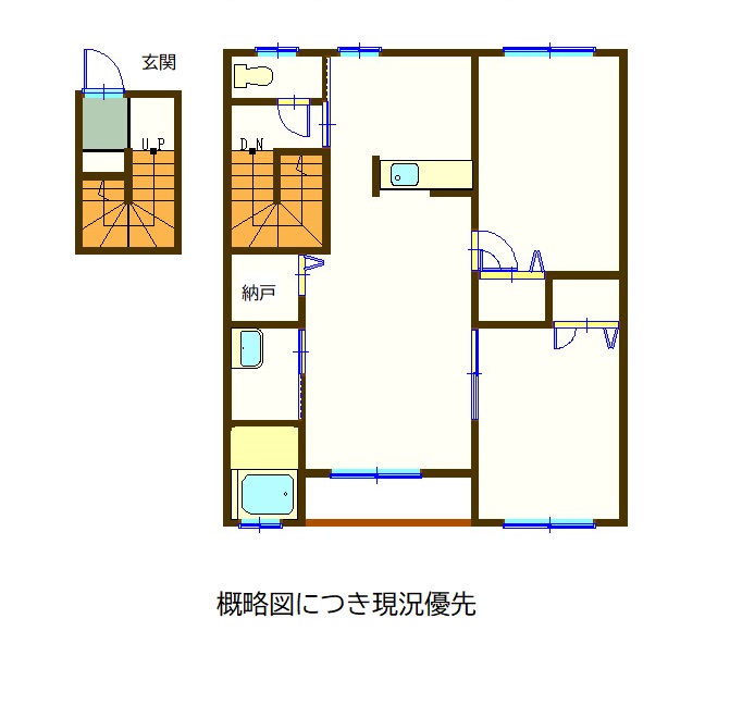 日置市伊集院町徳重のアパートの間取り