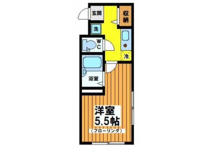 渋谷区本町のマンションの間取り