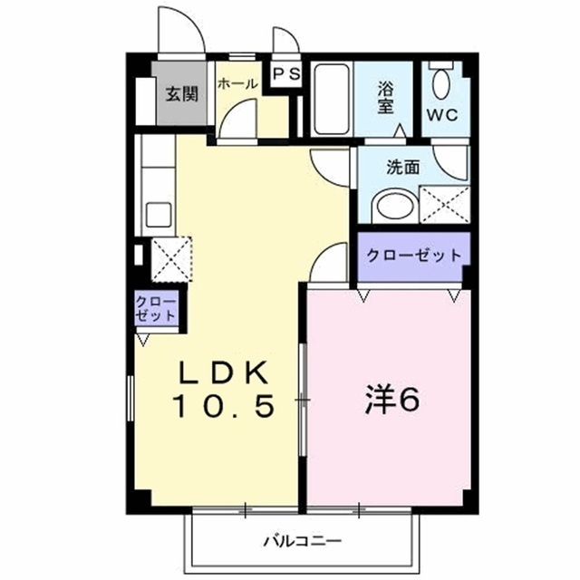 上高井郡小布施町大字小布施のアパートの間取り