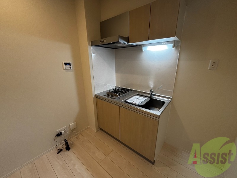 キッチン　キッチンはガスなので火加減の調整がしやすそうです。