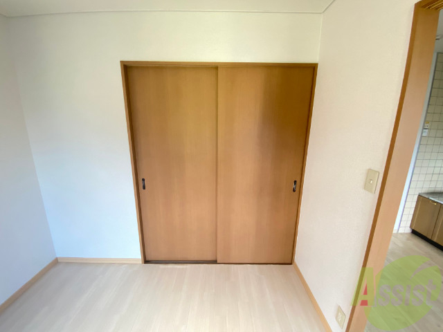 収納　クローゼットがありました。お洋服や荷物はここへ