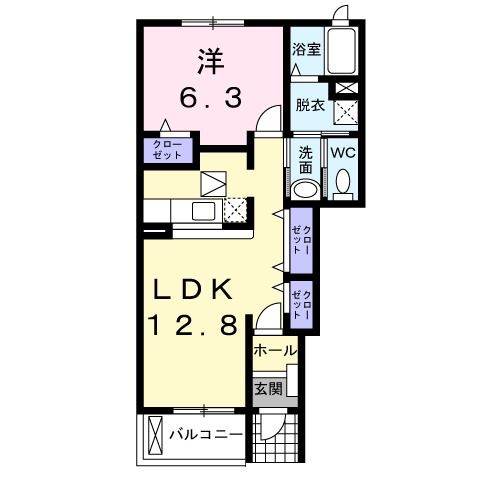 コリーヌの間取り