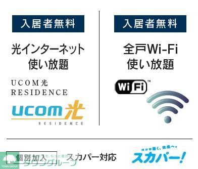 その他設備　インターネット無料WIFI付