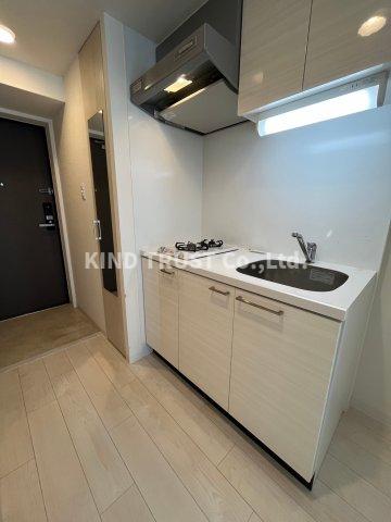 キッチン　コンパクトなキッチンで掃除もラクラク