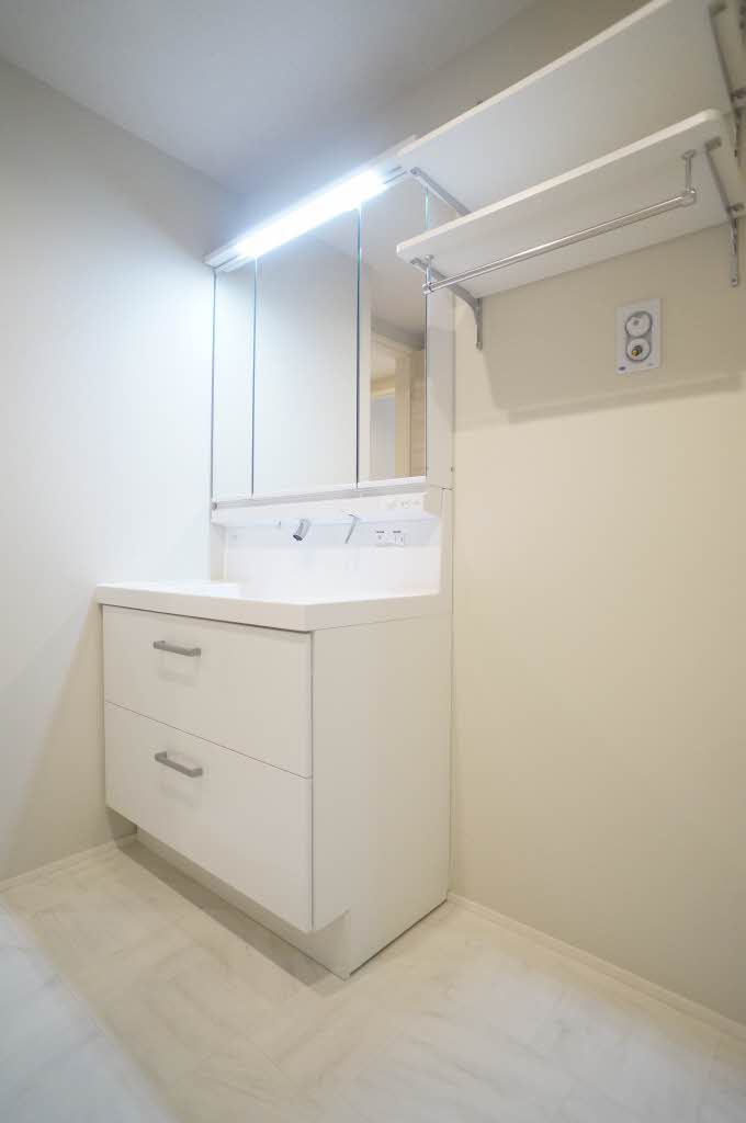 洗面設備　脱衣所、洗濯機置き場