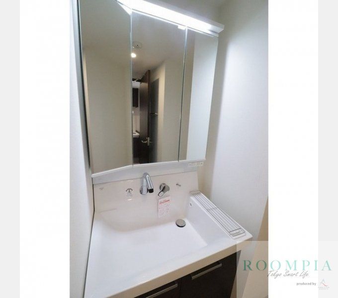 洗面設備　※同タイプの別のお部屋です。