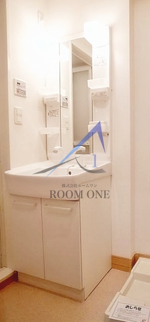 洗面設備　洗面台です。