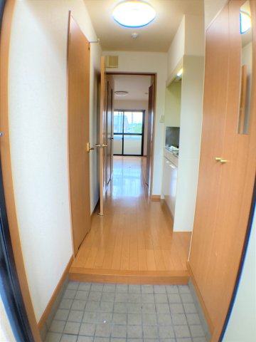玄関　別部屋同一間取りのお写真となります。