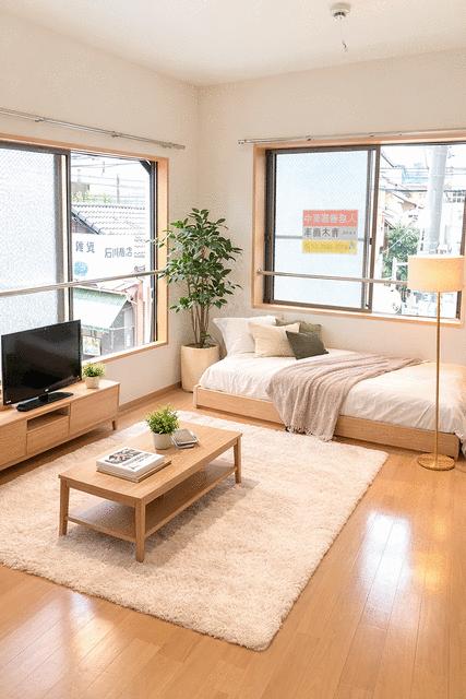 居室・リビング　南向き・2階角部屋☆