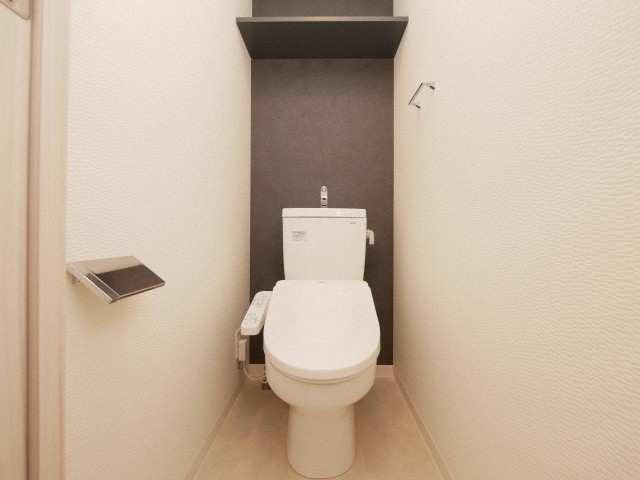 トイレ　ゆったりとした空間のトイレです