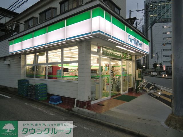 コンビニ　ファミリーマートおおくぼ津田沼店（コンビニ）まで390m