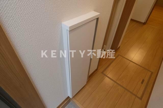 収納　ちょっとした収納スペースも充実しています