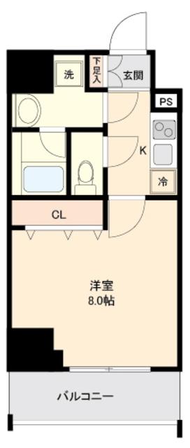 都営新宿線 大島駅 徒歩4分 14階建 築6年の間取り写真