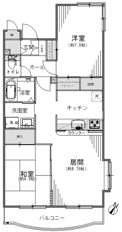セピアグランシャリオの間取り写真