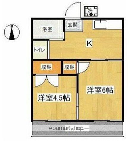 第二長沼ハイツの間取り写真